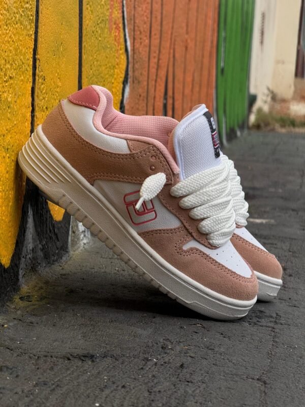 TÊNIS FREEDAY GRANDIR OX ROSA BRANCO - Imagem 7