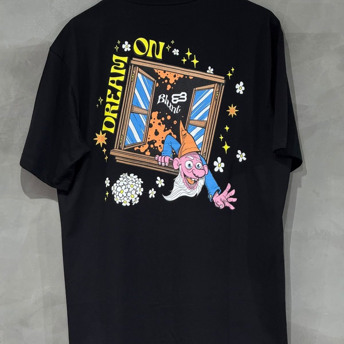 BLUNT 90s USA製 ガンギマリ グラフィックTシャツ XL シングル Camiseta Blunt Gnibbler Preto - Loja Loko