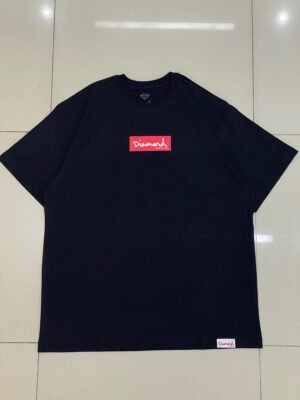 Camiseta Diamond Box Logo Preto
