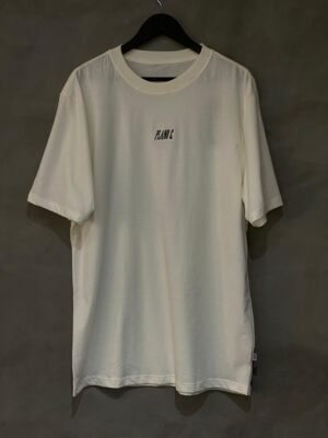 Camiseta Plano C. Logo Bordado Off White