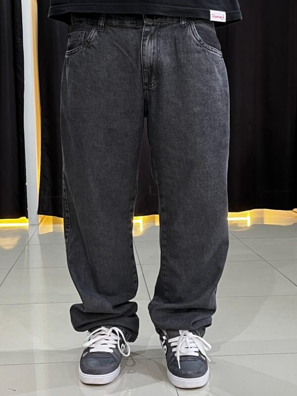 Calça Balão Loko Jeans Estonado - Imagem 2
