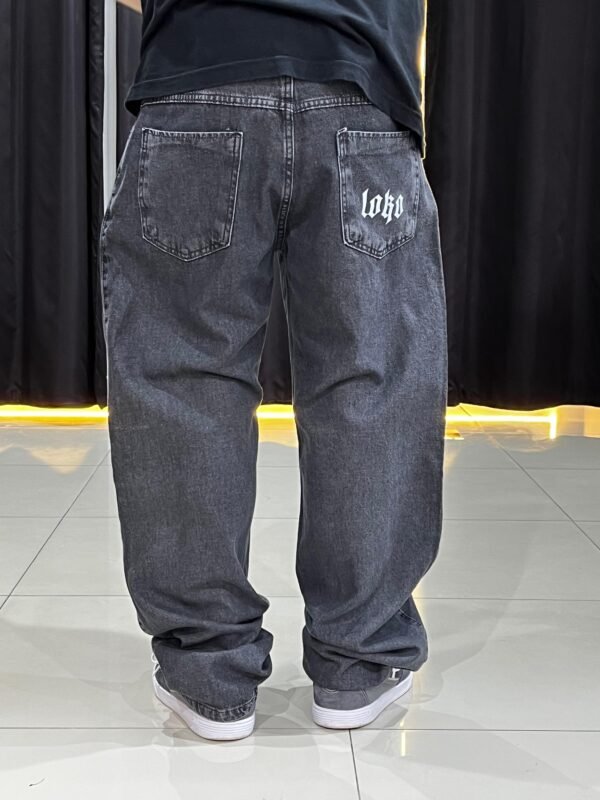 Calça Balão Loko Jeans Estonado