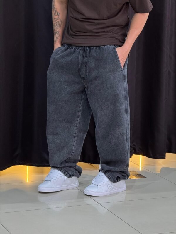 Calça Baggy Loko Jeans Estonado - Imagem 4