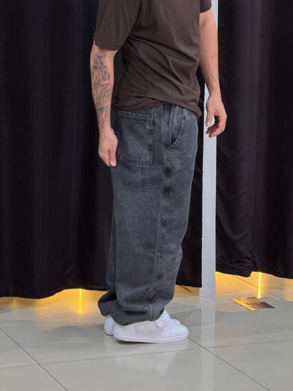 Calça Baggy Loko Jeans Estonado - Imagem 5