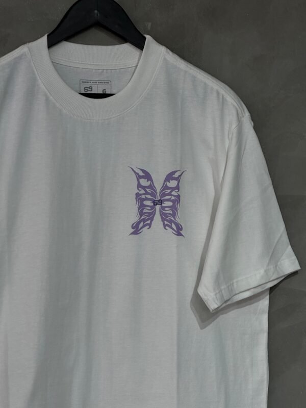 Camiseta Blunt Butterfly B Off White - Imagem 4