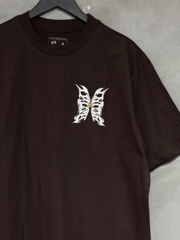 Camiseta Blunt Butterfly B Marrom - Imagem 3