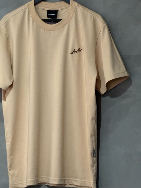 Camiseta Hocks Malha Classic Bege - Imagem 2