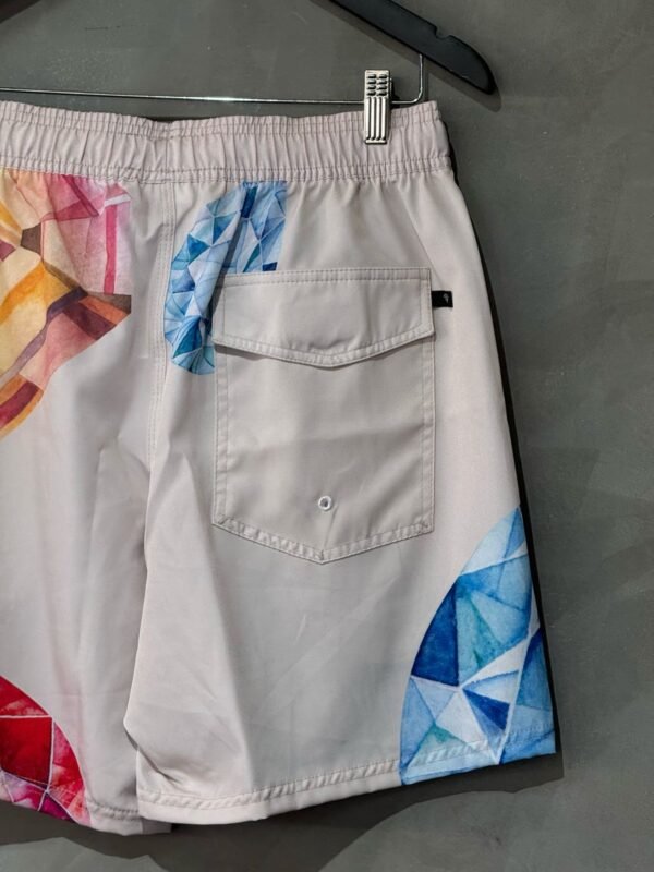 SHORT TACTEL DIAMOND BIG GEMS CREAM - Imagem 5