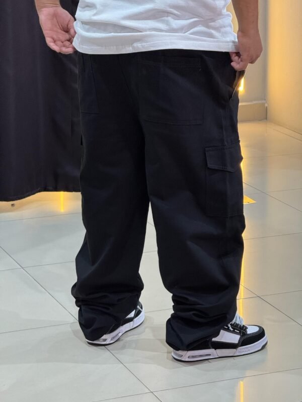 CALÇA CARGO LOKO PLUS SIZE PRETA - Imagem 4