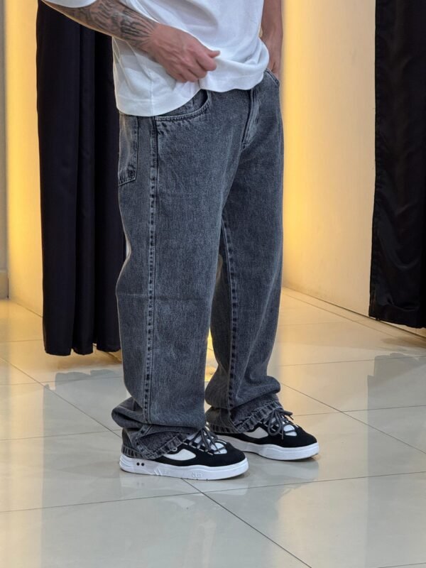 Calça Baggy Jeans Estonado Vintage Loko - Imagem 4