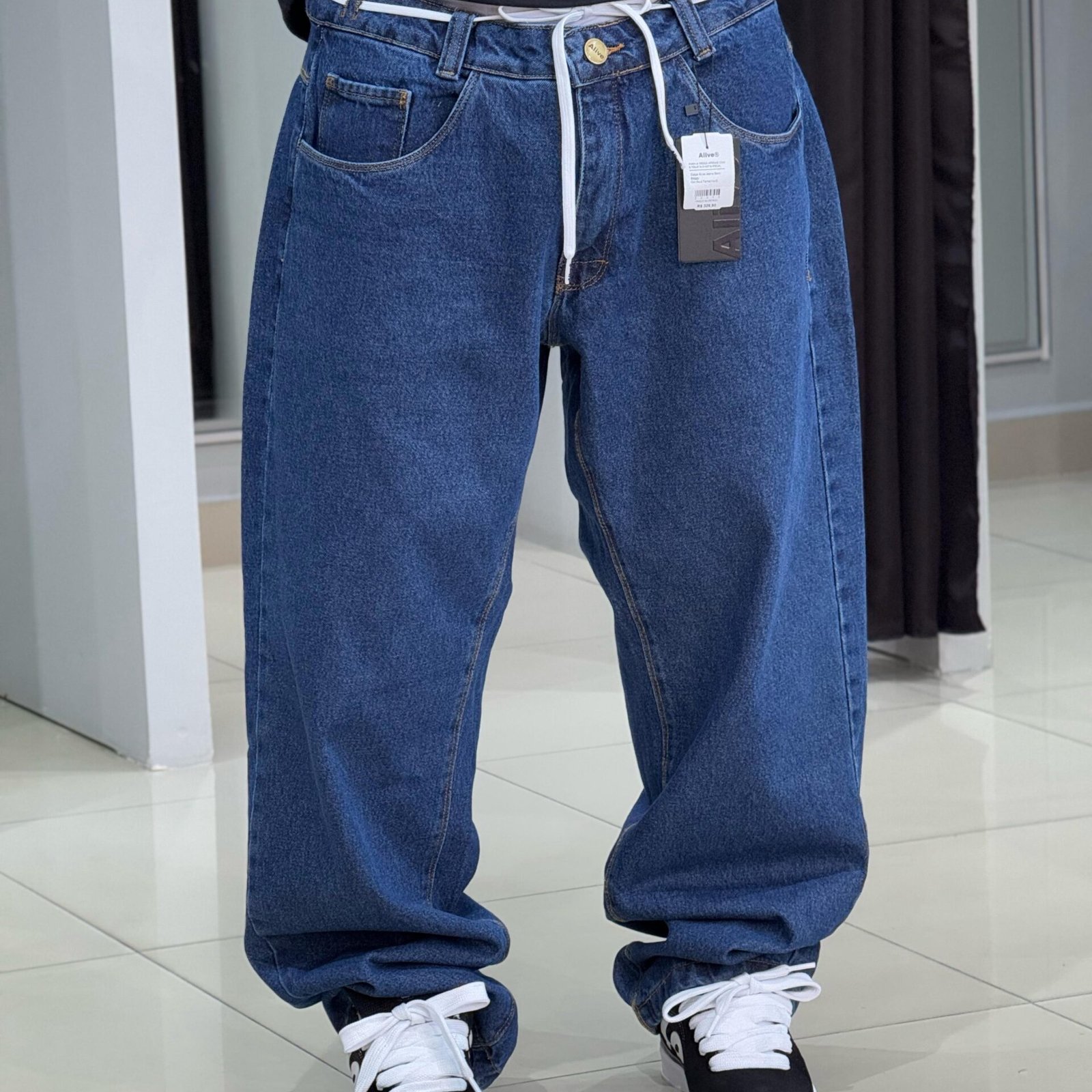 Calça Alive Jeans Baggy - Loja Loko