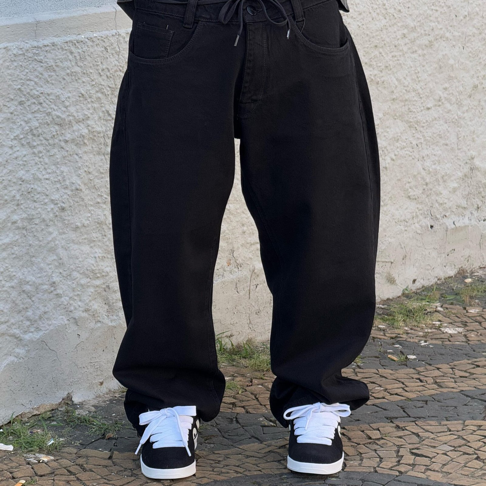 Calça Alive Jeans Baggy Preto - Loja Loko