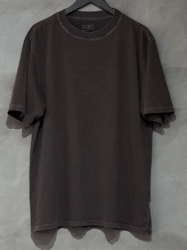 Camiseta Plano C. Signature Marrom