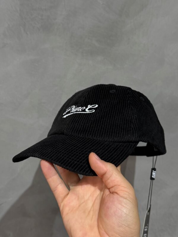 Boné Five Panel Plano C. Hat Corduroy Preto - Imagem 3