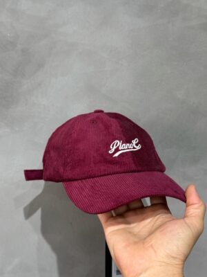 Boné Five Panel Plano C. Hat Corduroy Bordo