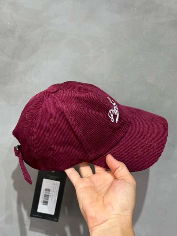 Boné Five Panel Plano C. Hat Corduroy Bordo - Imagem 4