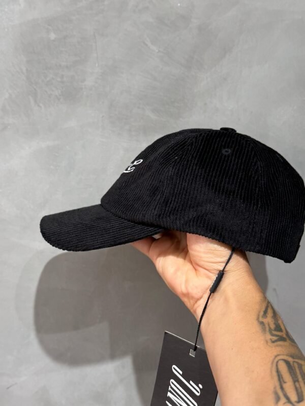 Boné Five Panel Plano C. Hat Corduroy Preto - Imagem 7