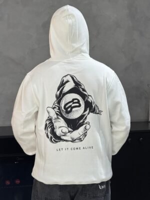 Moletom Canguru Blunt Mago Off White