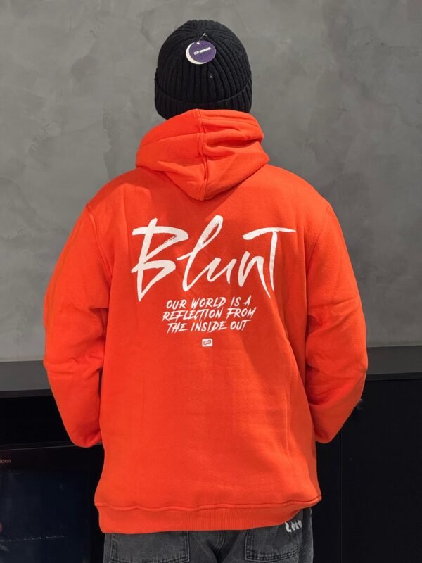 Moletom Canguru Blunt World Laranja