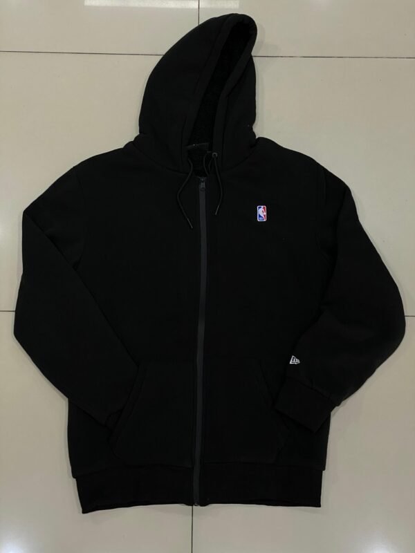 Moletom Básico Zíper New Era Nba Preto