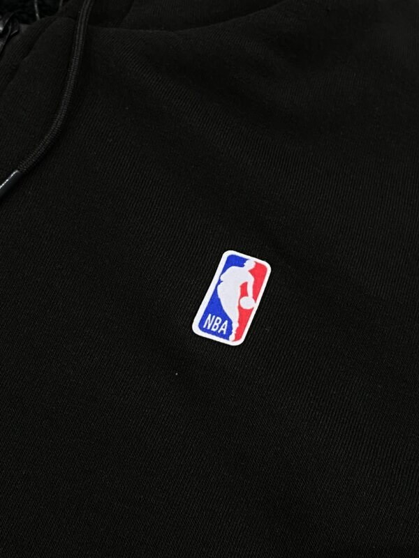 Moletom Básico Zíper New Era Nba Preto - Imagem 2