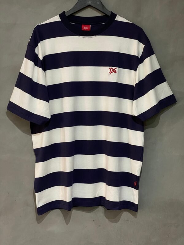 Camiseta Plano C. Listrada Marinho Off White