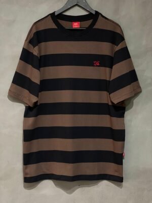Camiseta Plano C. Listrada Preto Marrom