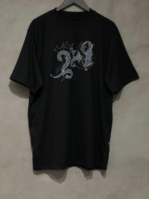 Camiseta Oversized Plano C. Dragon Preto
