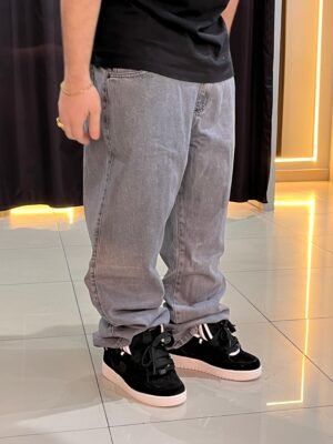 Calça Balão Jeans Estonado Claro