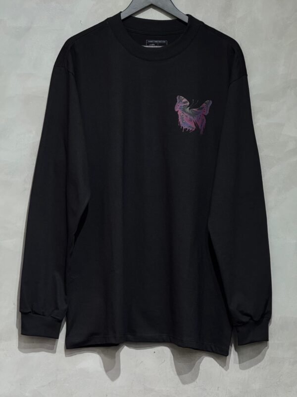 Camiseta Manga Longa Premium Butterfly Preto - Imagem 2