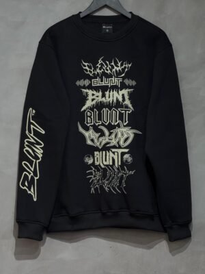 Moletom careca Blunt Reload preto, modelo confortável e moderno para uso casual.