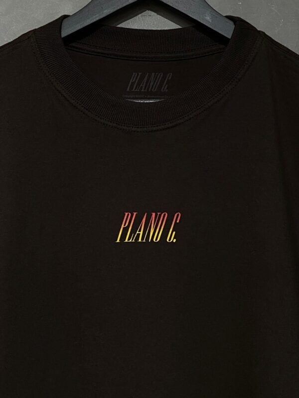 Camiseta Plano C. Flames Marrom - Imagem 4