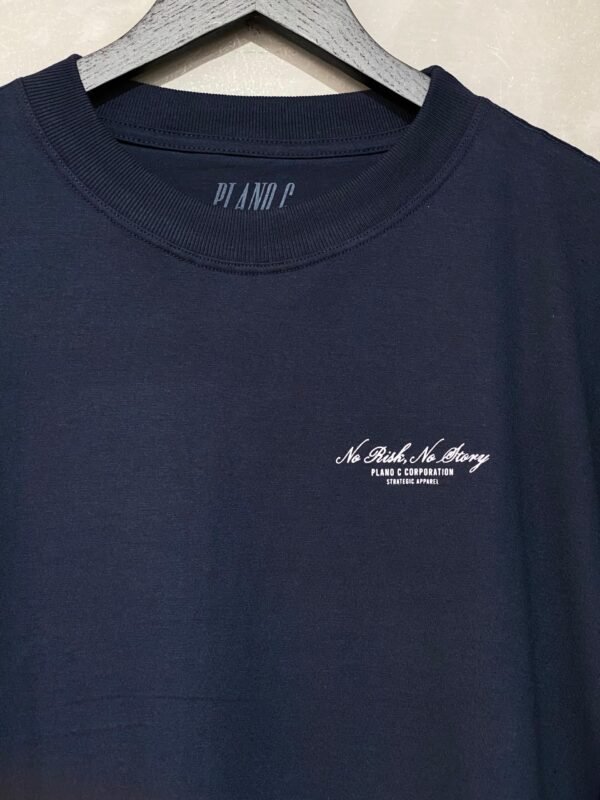 Camiseta Plano C. No Risk No Story Marinho - Imagem 4