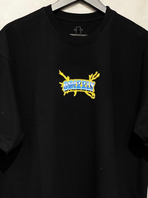 Camiseta Grizzly Plus Size Triple Double Preto - Imagem 4