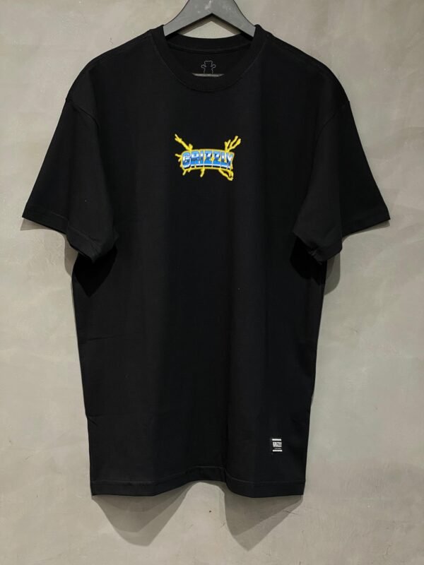 Camiseta Grizzly Plus Size Triple Double Preto - Imagem 3