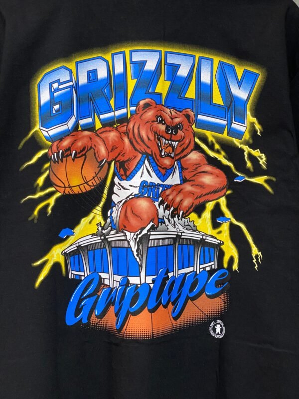 Camiseta Grizzly Plus Size Triple Double Preto - Imagem 2