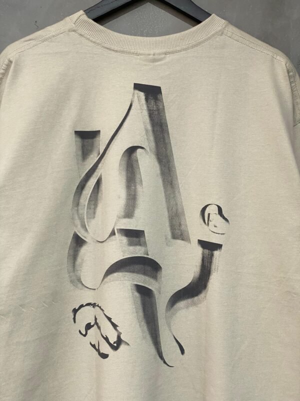 Camiseta Oversized Alive ALV Bege - Imagem 3