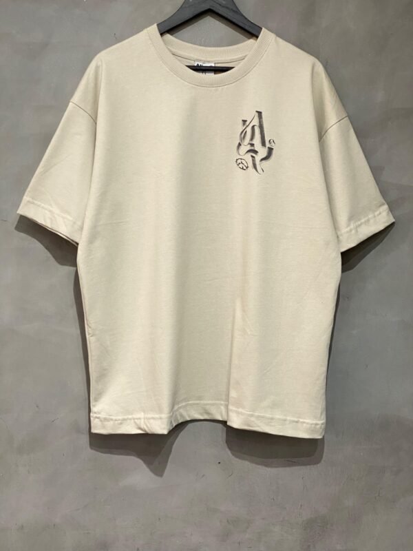 Camiseta Oversized Alive ALV Bege - Imagem 4