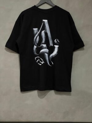 Camiseta Oversized Alive  ALV Preto
