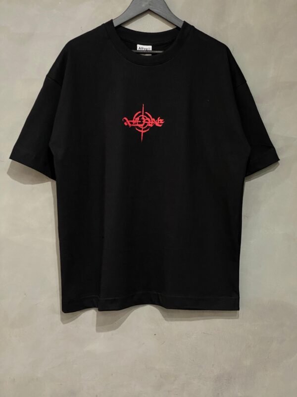 Camiseta Oversized Alive Dobermann Preto - Imagem 2