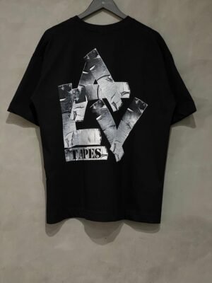 Camiseta Oversized Alive Tapes Preto