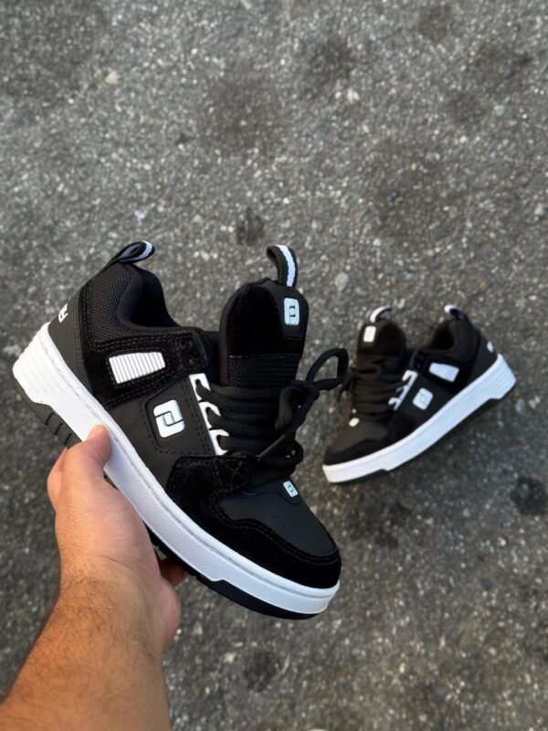 Tênis Freeday Ghetto Preto Branco - Imagem 4