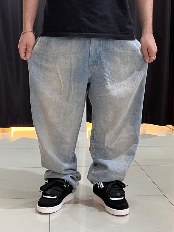 Calça Baggy Loko Jeans Dirty Vintage - Imagem 4