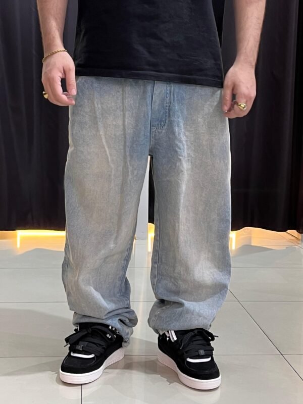 Calça Baggy Loko Jeans Dirty Vintage - Imagem 3