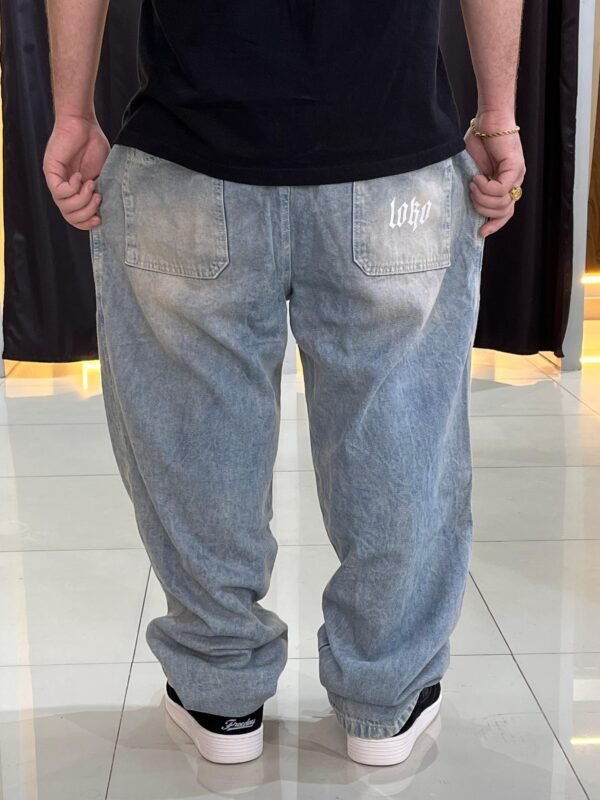 Calça Baggy Loko Jeans Dirty Vintage - Imagem 2
