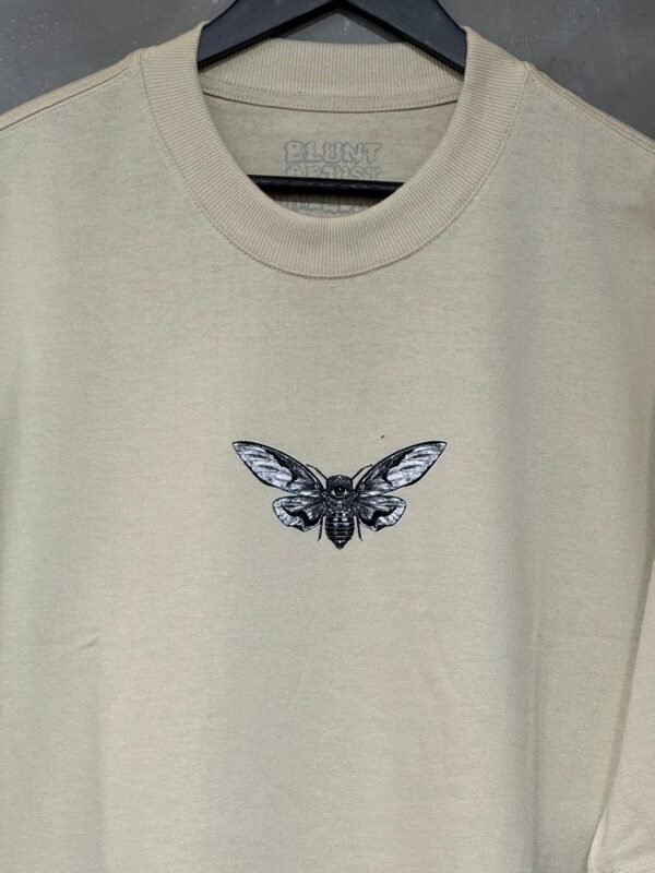 Camiseta Oversized Blunt Noctu Bege - Imagem 4