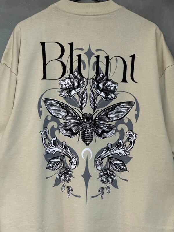 Camiseta Oversized Blunt Noctu Bege - Imagem 3