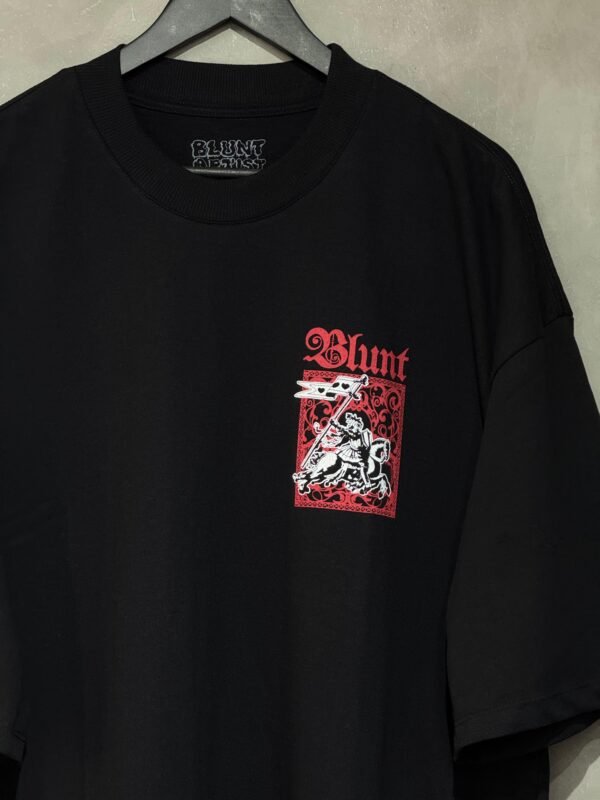 Camiseta Oversized Blunt Gambit Preto - Imagem 3