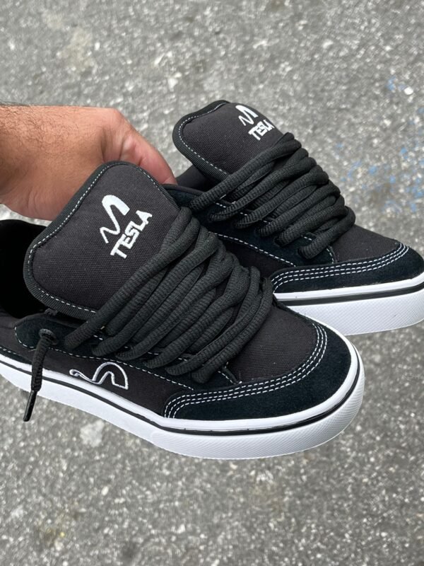 Tênis Tesla Flow Black White - Imagem 7