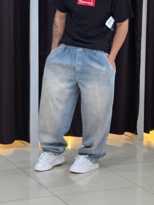 Calça Baggy Loko Jeans Dirty Vintage